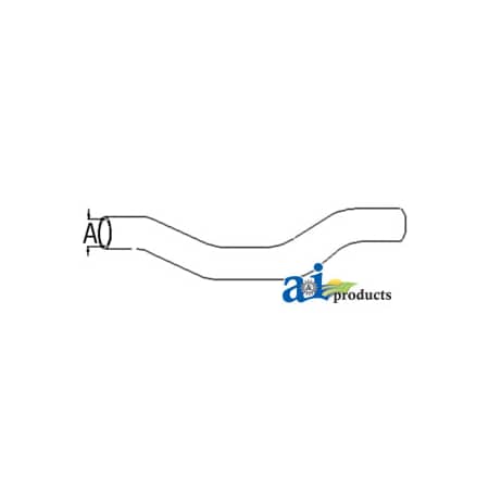 A & I Products Radiator Hose, Upper 18" x2" x2" A-10A22503